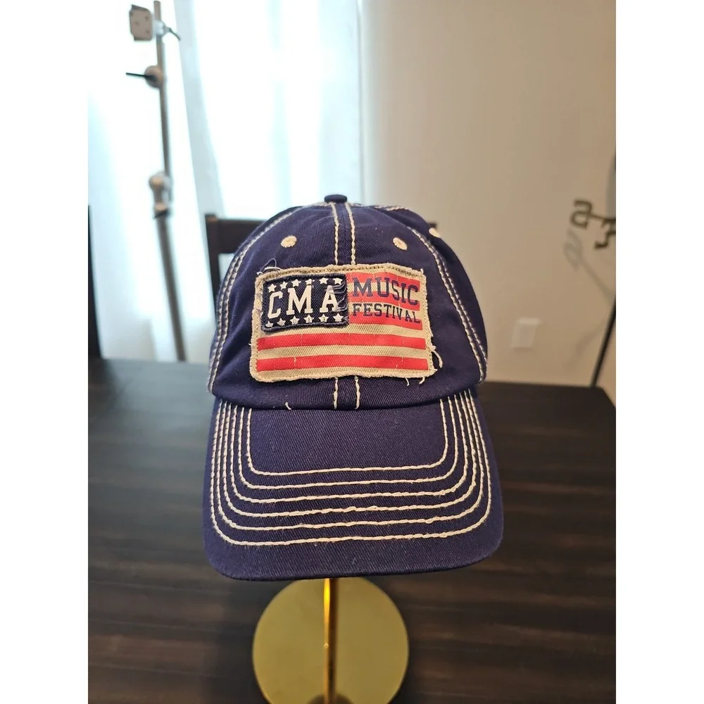 Cma Blue Baseball Music Festival Nashville‎ Tn 42nd Fan Fair Hat Cap One Size